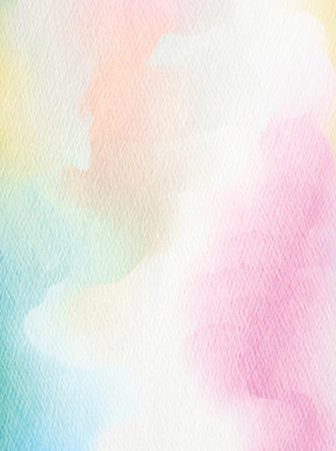 670x900 Pastel Watercolor Paper Texture Printed Backdrop