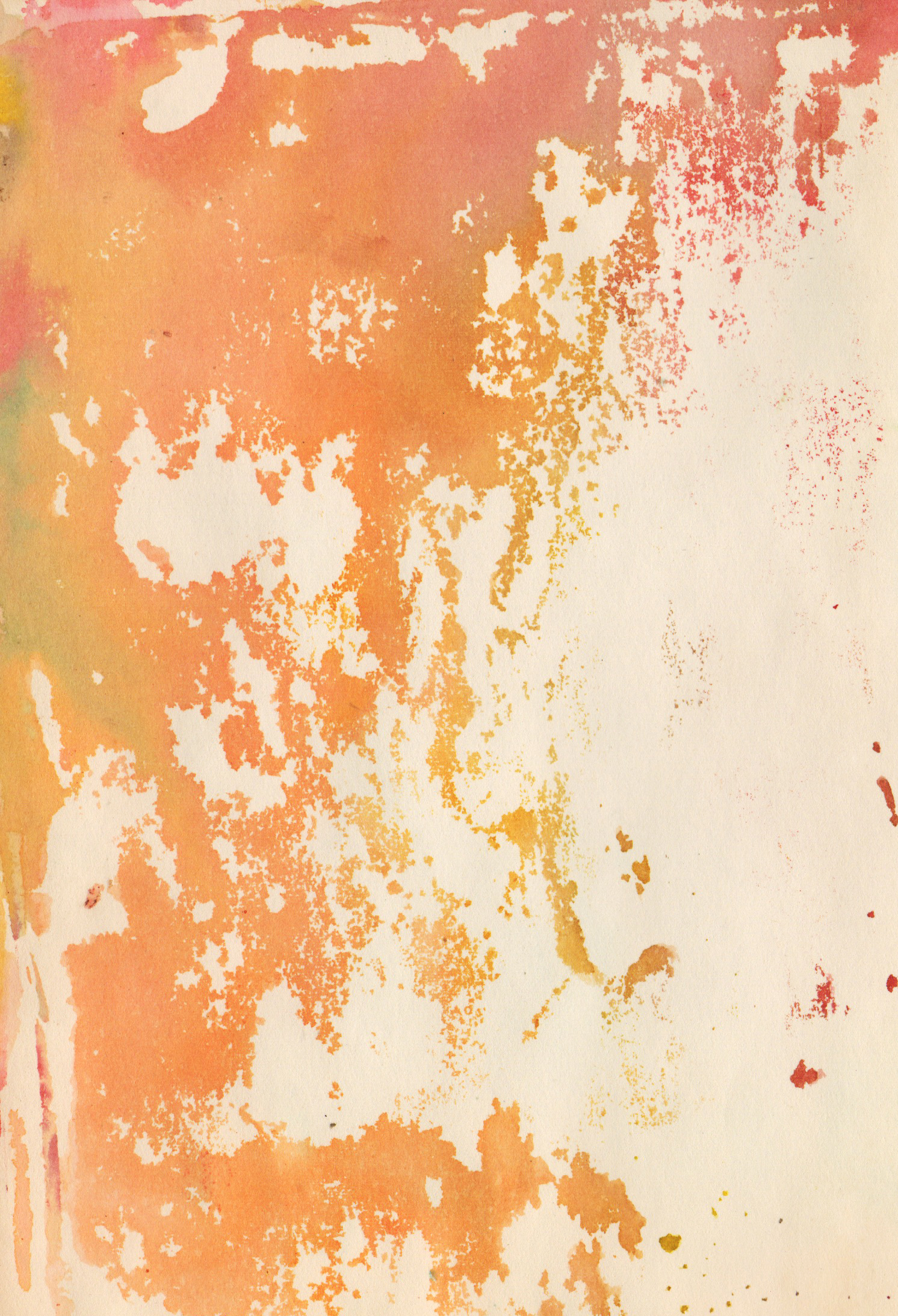 1492x2186 Free Photo Orange Watercolor Paper Texture