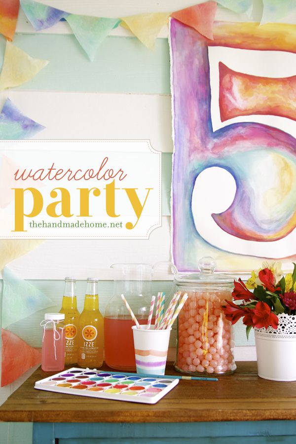 600x900 Watercolor Birthday Ideas (Tips And Tricks) Showersparties