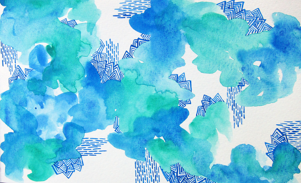 1000x608 Watercolor Patterns Melanieylee