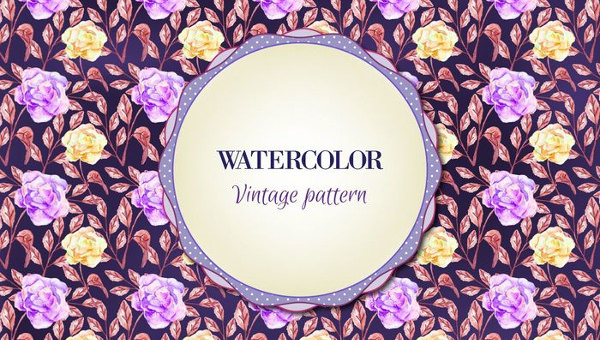 600x340 Watercolour Patterns, Photoshop Patterns, Textures Freecreatives