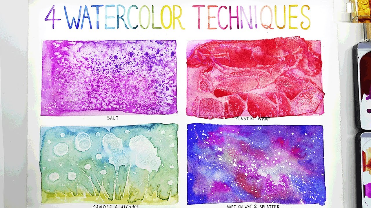 1280x720 Easy Watercolor Techniques For Beginners Best Painting Ideas