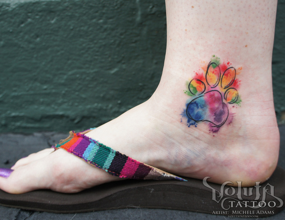 580x448 Voluta Tattoo Completed Tattoos By Michele Adams Watercolor