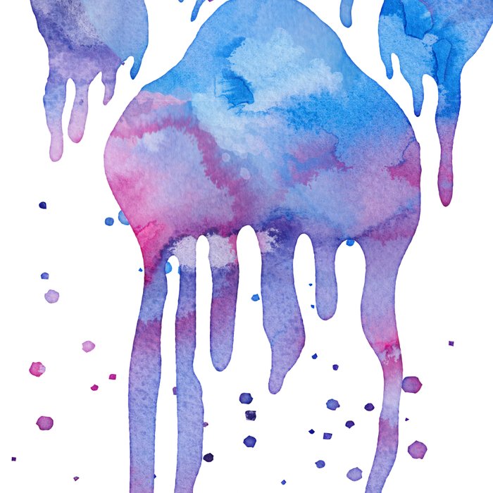 700x700 Watercolor Paw Print Leggings By Nicsdesign Society6