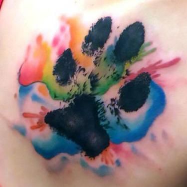 375x375 Watercolor Tattoo