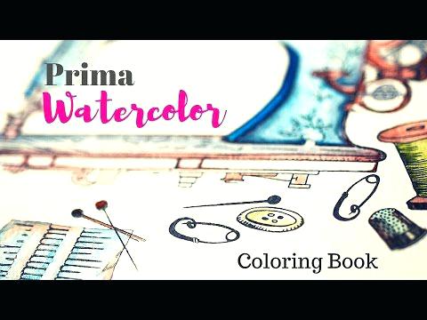 480x360 Prima Marketing Watercolor Coloring Book Watercolor Coloring