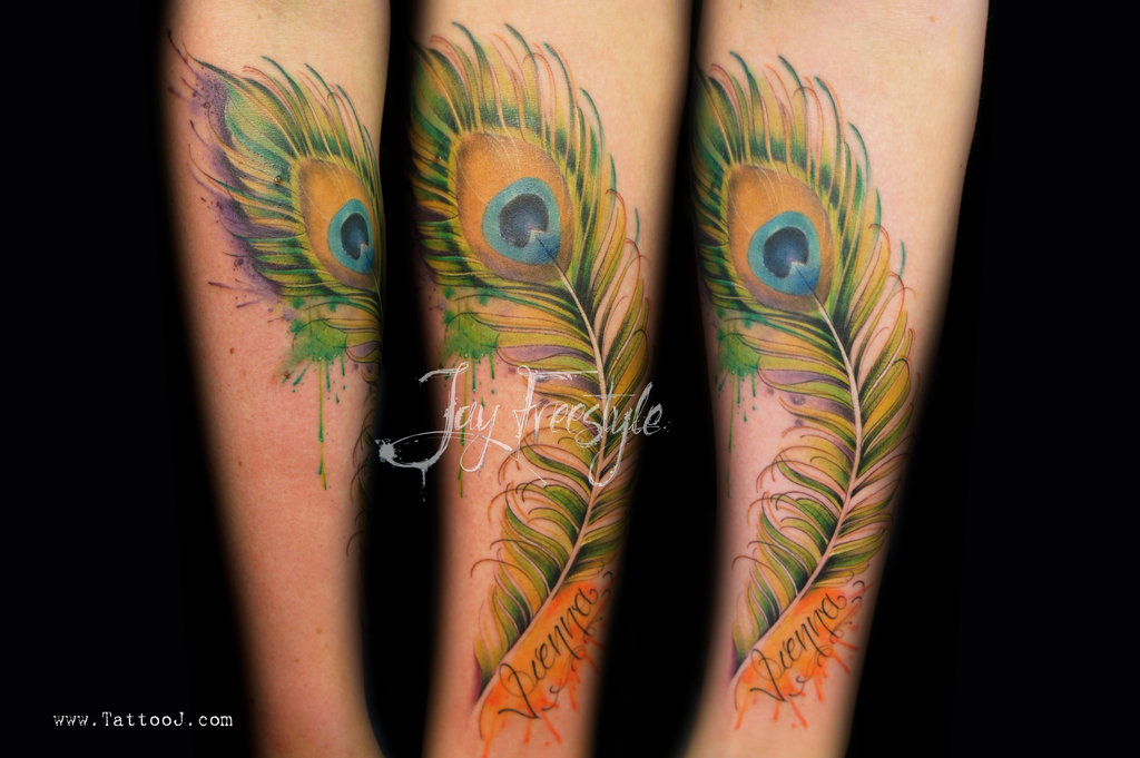 1024x681 Peacock Feather Tattoo Jay Fresstyle By Tattoo J
