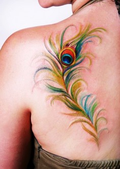236x333 Watercolor Peacock Tattoo For Girls Search Unique Amp Personalized