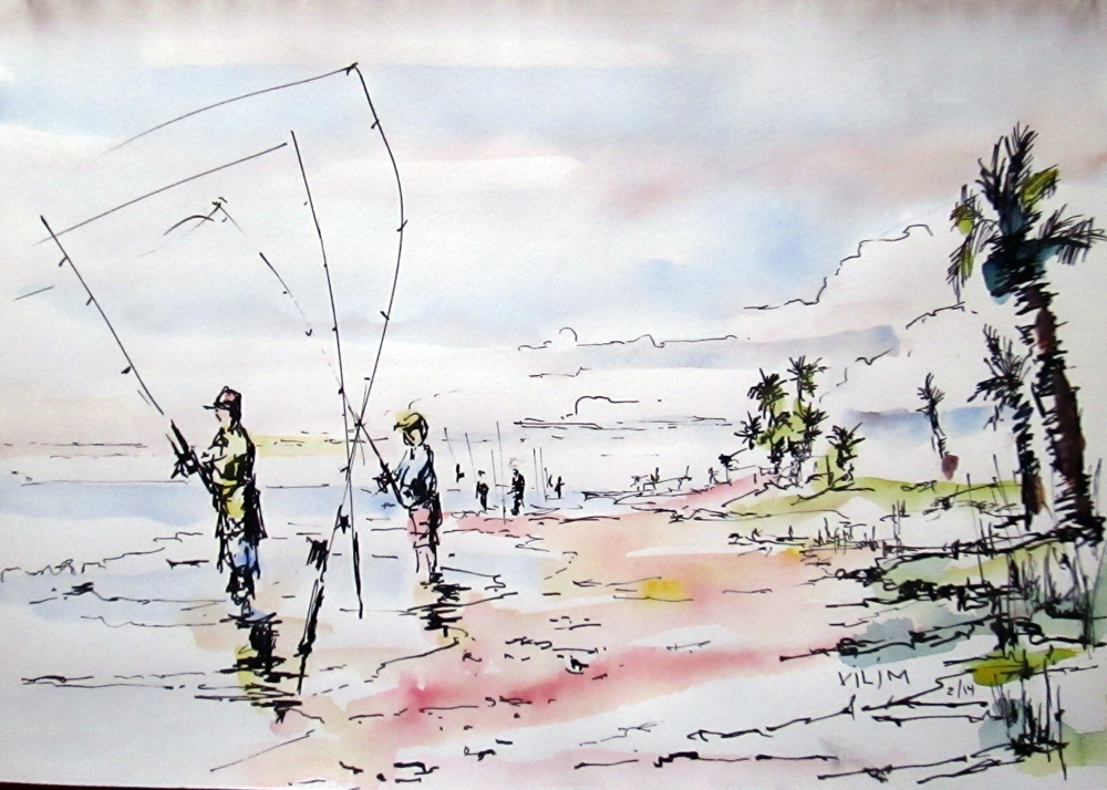 1000x714 Watercolor Ron Vilim