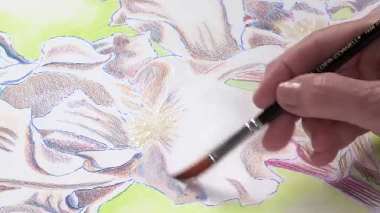 1280x720 Preview Watercolor Pencil Techniques How To Paint Flowers With