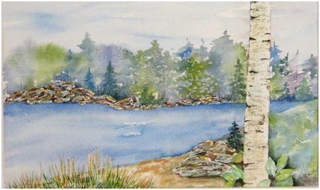 453x270 Landscape Drawings In Coloured Pencil Kathi Hanson, Watercolor