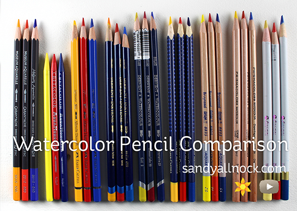 600x428 Watercolor Pencil Comparison Sandy Allnock