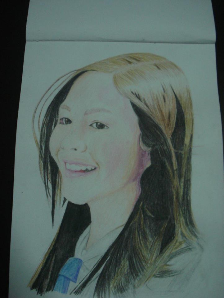 722x960 Janella Salvador Watercolor Pencil Portrait By Kennethicenergy On
