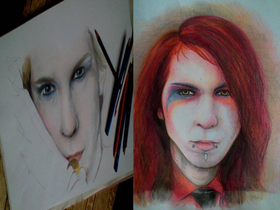 960x720 Watercolor Pencil Portrait( Luterone) By Amypond11