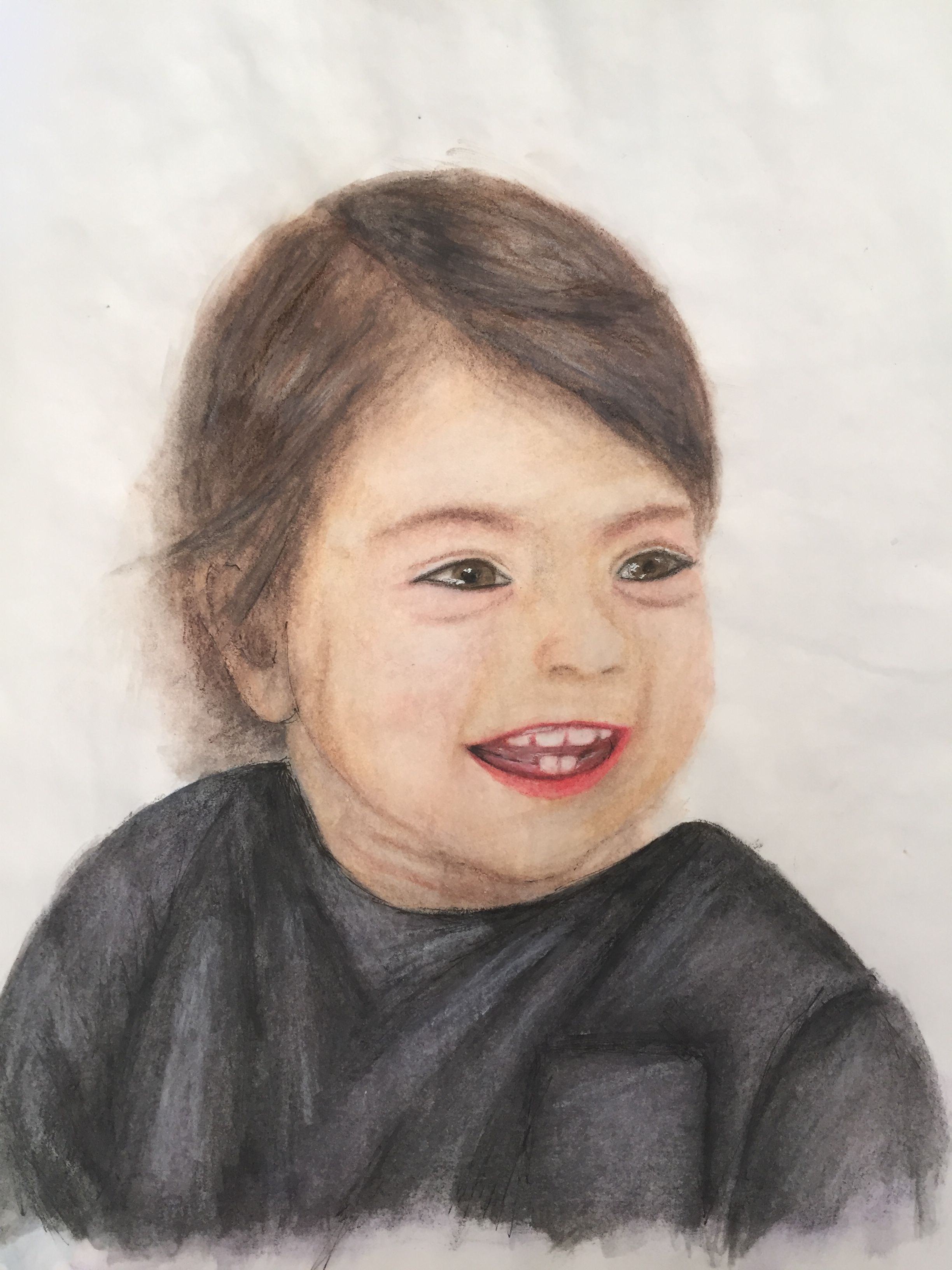 2448x3264 Cute Baby Watercolor Pencil Painting Steemit