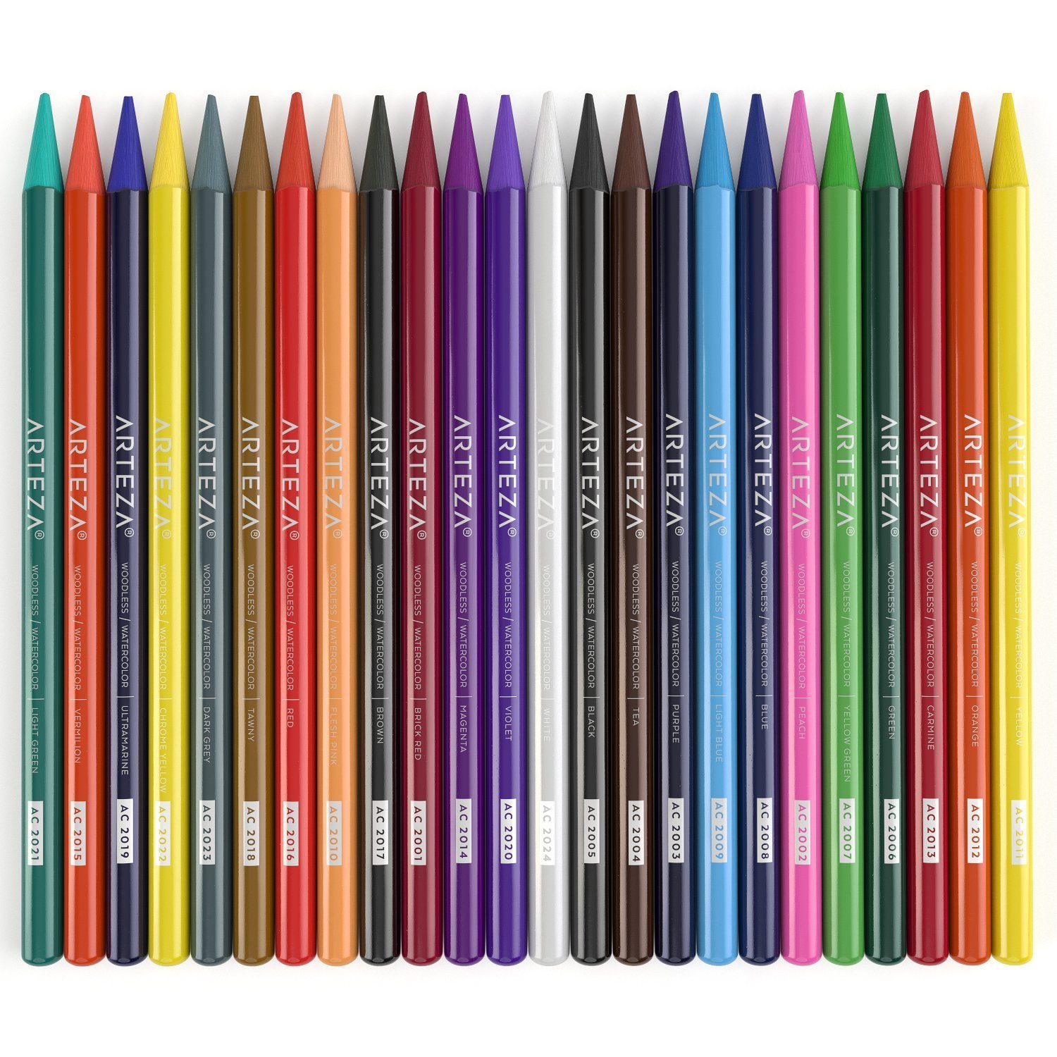 1500x1500 Arteza Woodless Watercolor Pencils (Set Of 24)