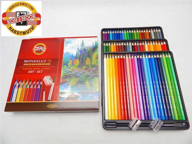 640x480 Mondeluz Aquarell Watercolor Pencils 72 Colors Koh I Noor 3714 Ebay