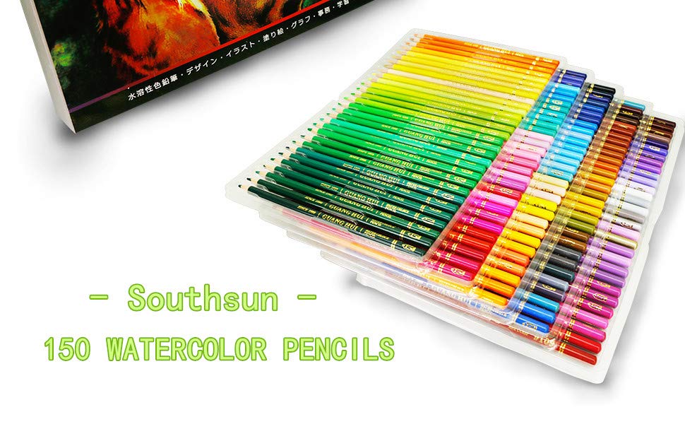 970x600 Set Of 150 Watercolor Pencils With Unique Color Name
