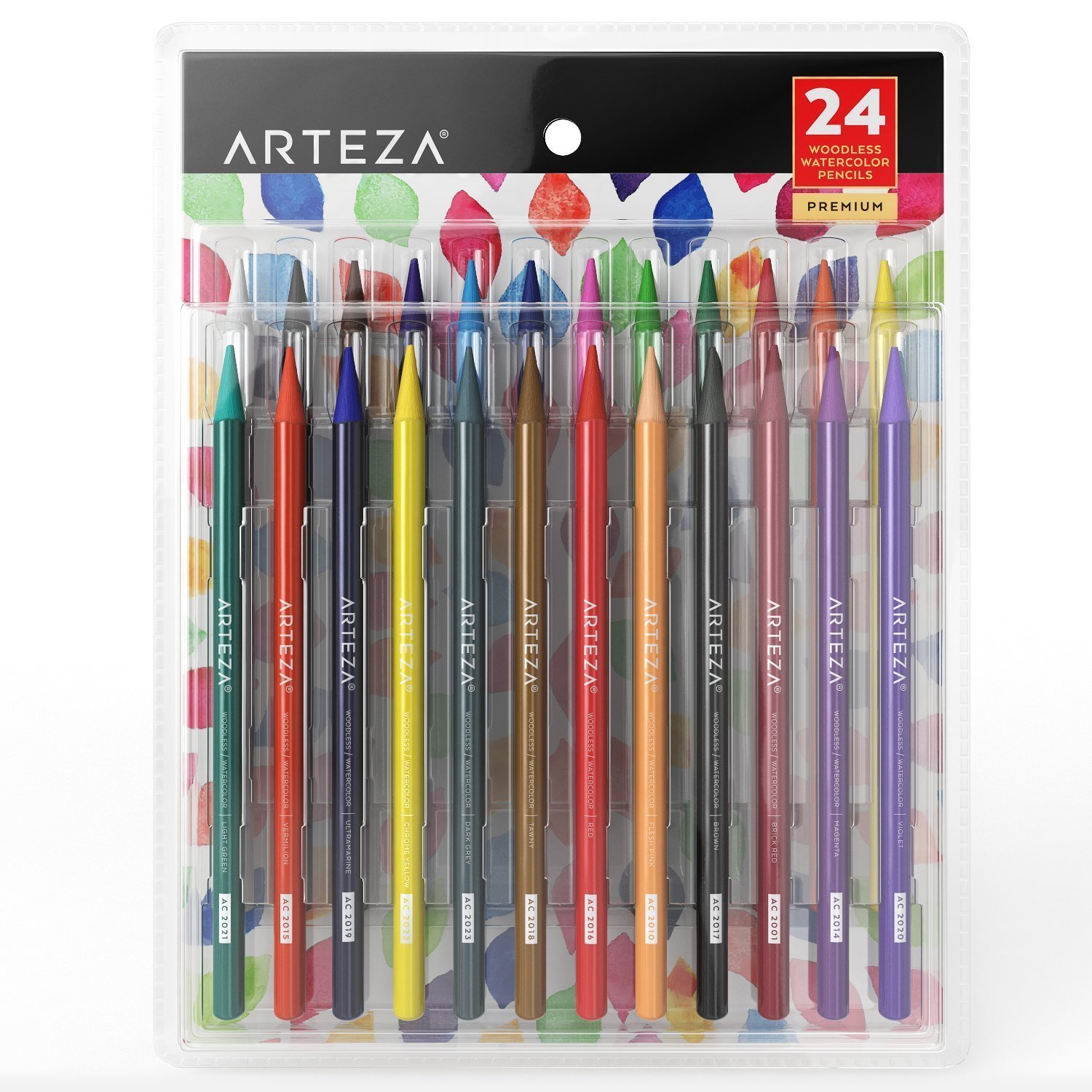 1500x1500 Arteza Woodless Watercolor Pencils (Set Of 24)