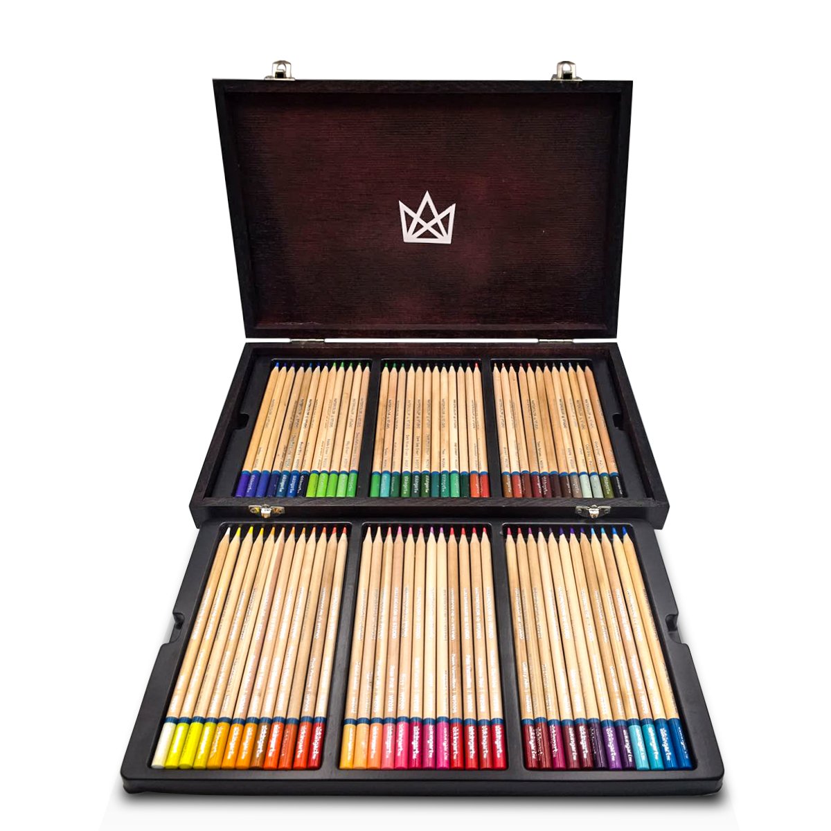 1200x1200 Studio Watercolor Pencils, Wood Box, Set Of 72 Unique Colors