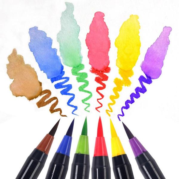 600x600 Watercolor Brush Pens