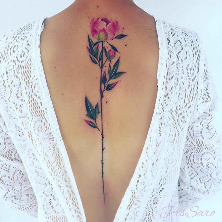 728x728 Watercolor Peony Tattoo Best Tattoo Ideas Gallery
