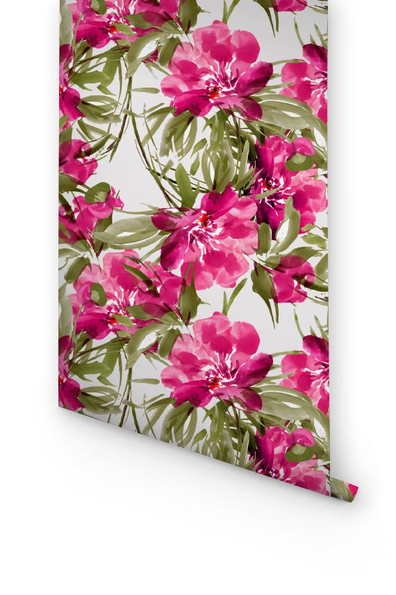 570x855 Watercolors Peonies Wallpaper Wallflora