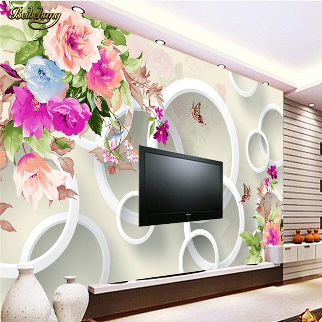 640x640 Beibehang Custom Photo Wallpaper Mural Wall Sticker 3d 3d