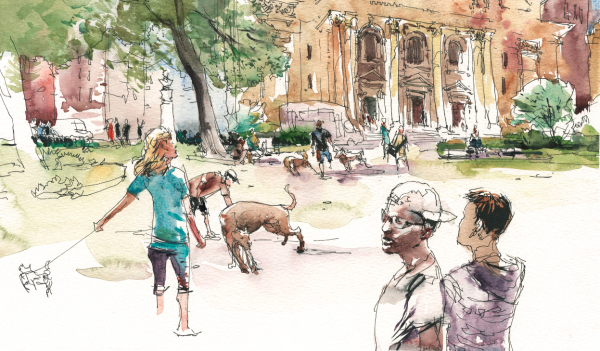 600x351 Urban Sketching Drawing People In Places