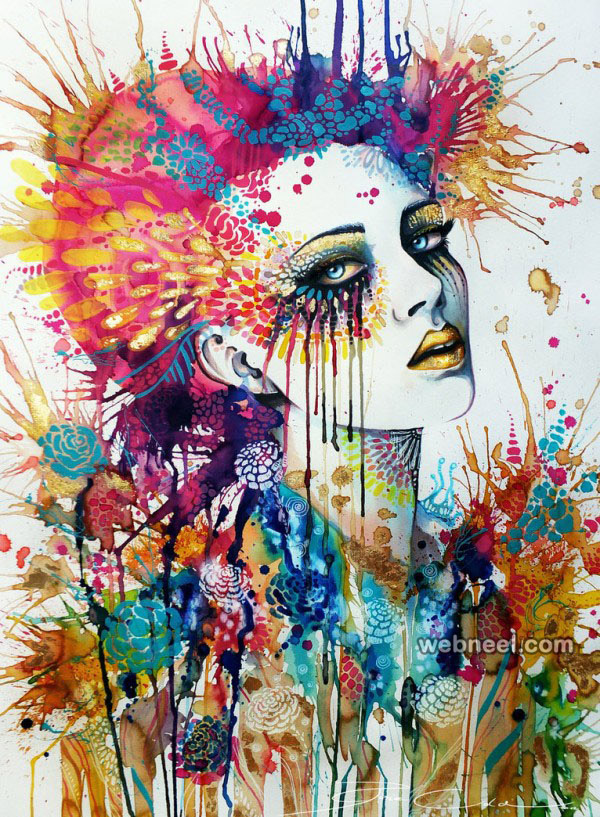 600x817 Watercolor Painting People By Pixiecold 3