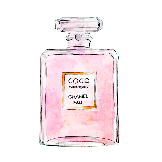 630x630 Watercolor Perfume Bottle