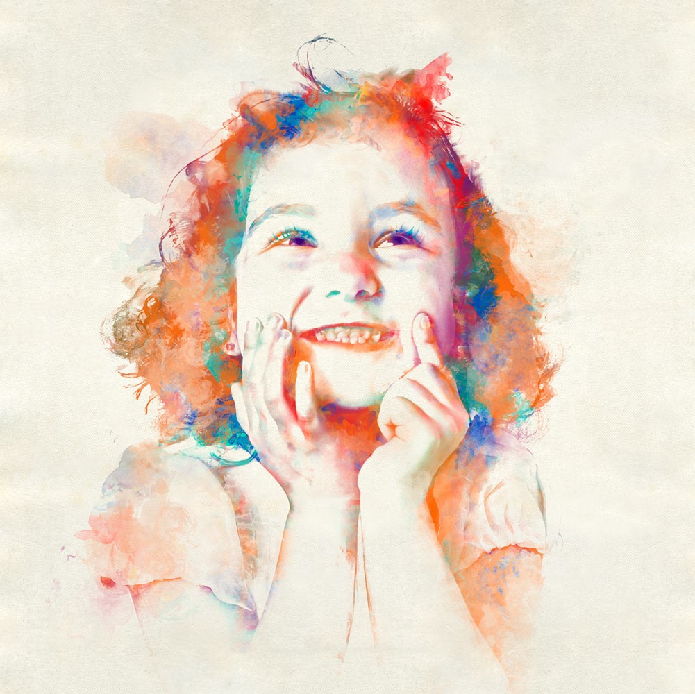 1001x1000 Watercolor Kids Portraits, Gifts For Children Indiecolors Photo