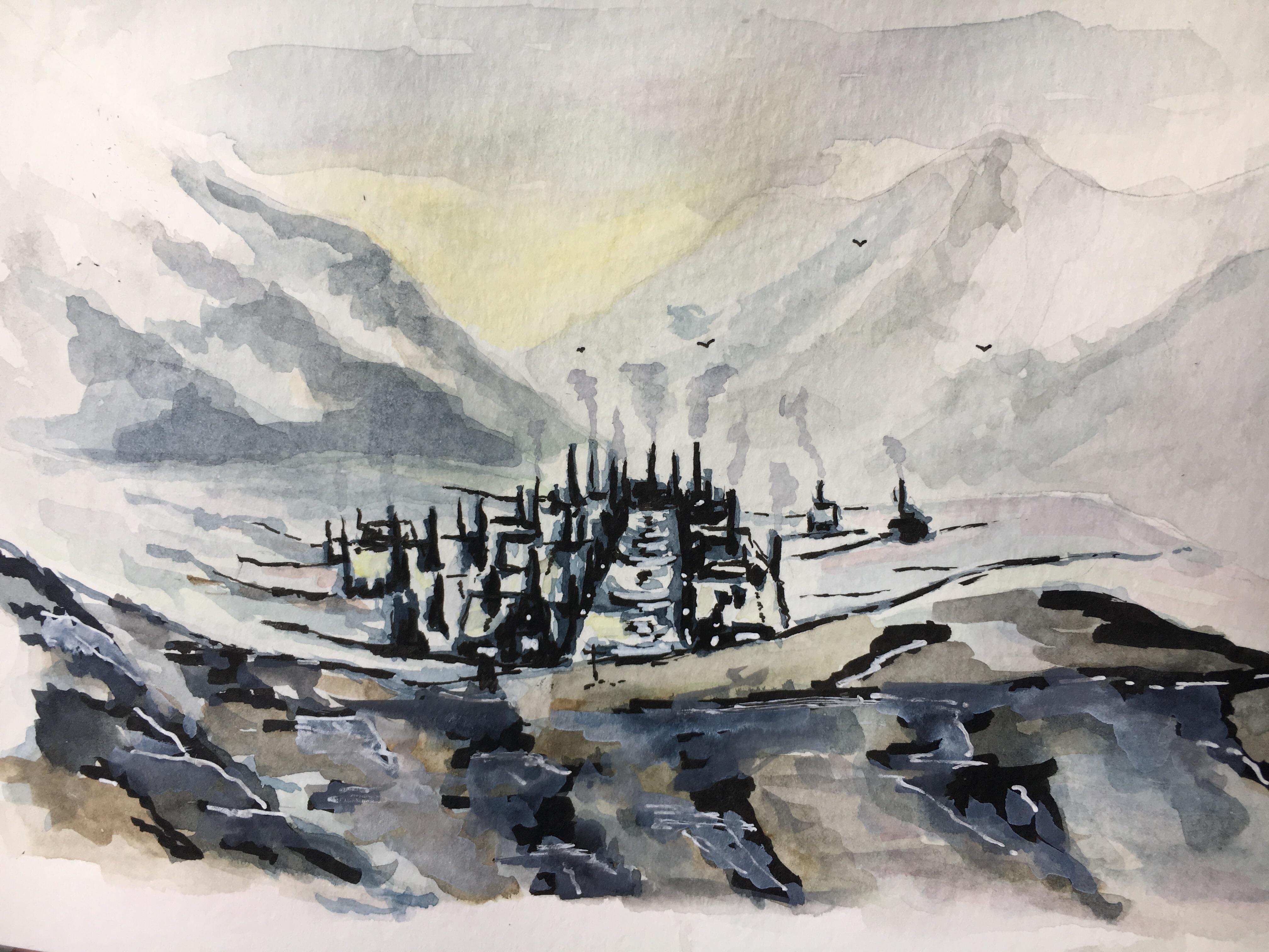 4032x3024 Hogsmeade, Trying To Create Some Landscape Perspective! Feedback