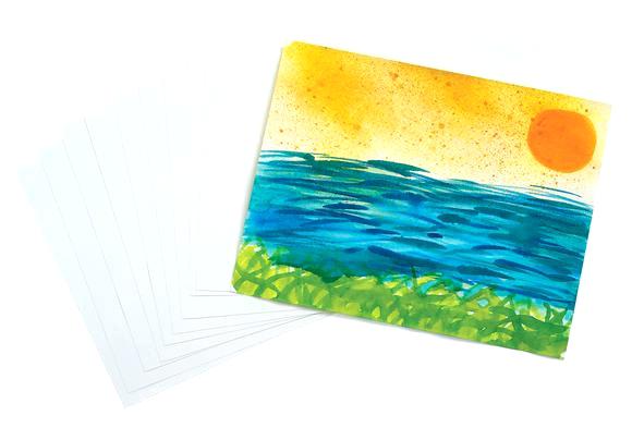 580x393 Watercolor Sheets 9 X Real Watercolor Paper Sheets Peerless