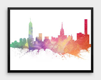 340x270 Phoenix Watercolor Etsy