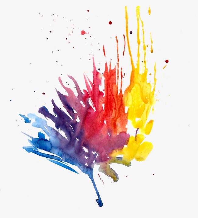 650x716 Color Watercolor Effect, Color Clipart, Watercolor Clipart