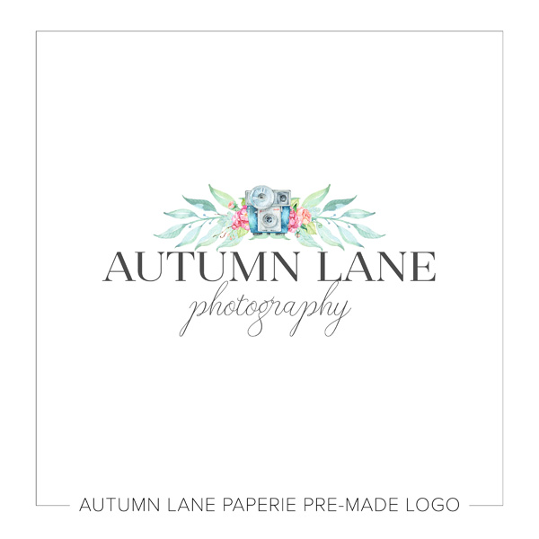 600x600 Watercolor Photography Logo