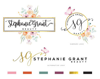 340x270 Watercolor Logo Etsy