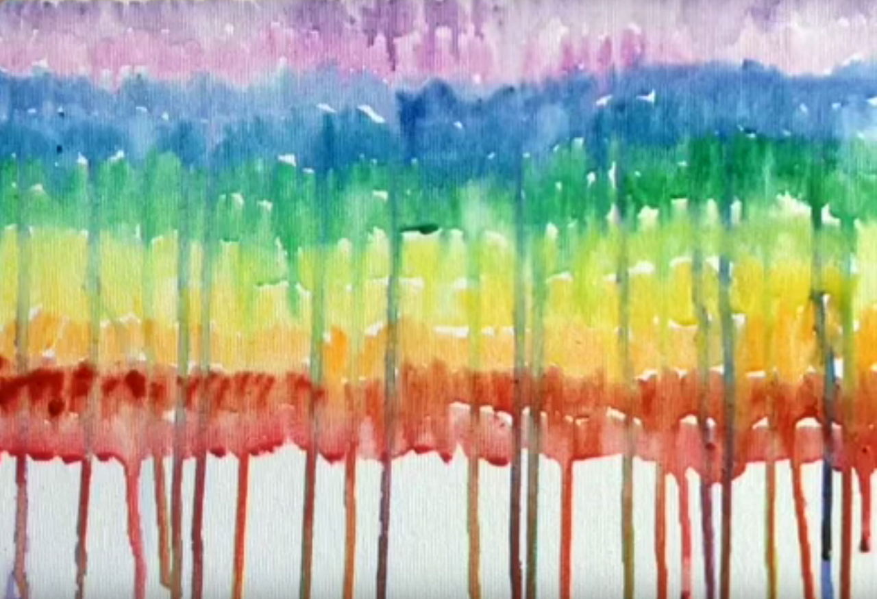 1280x875 Easy Step By Step Dripping Watercolor Technique With Pics