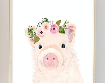 340x270 Watercolor Animals Etsy
