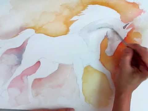 480x360 How To Paint A Horse With Watercolor