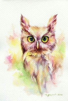 236x349 Novosti Kartinki Sofki Sovy Idei Owl, Watercolor