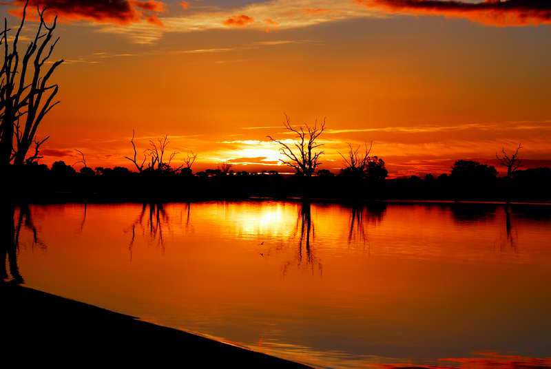 800x536 Warm Sunset Watercolor Painting Demonstration