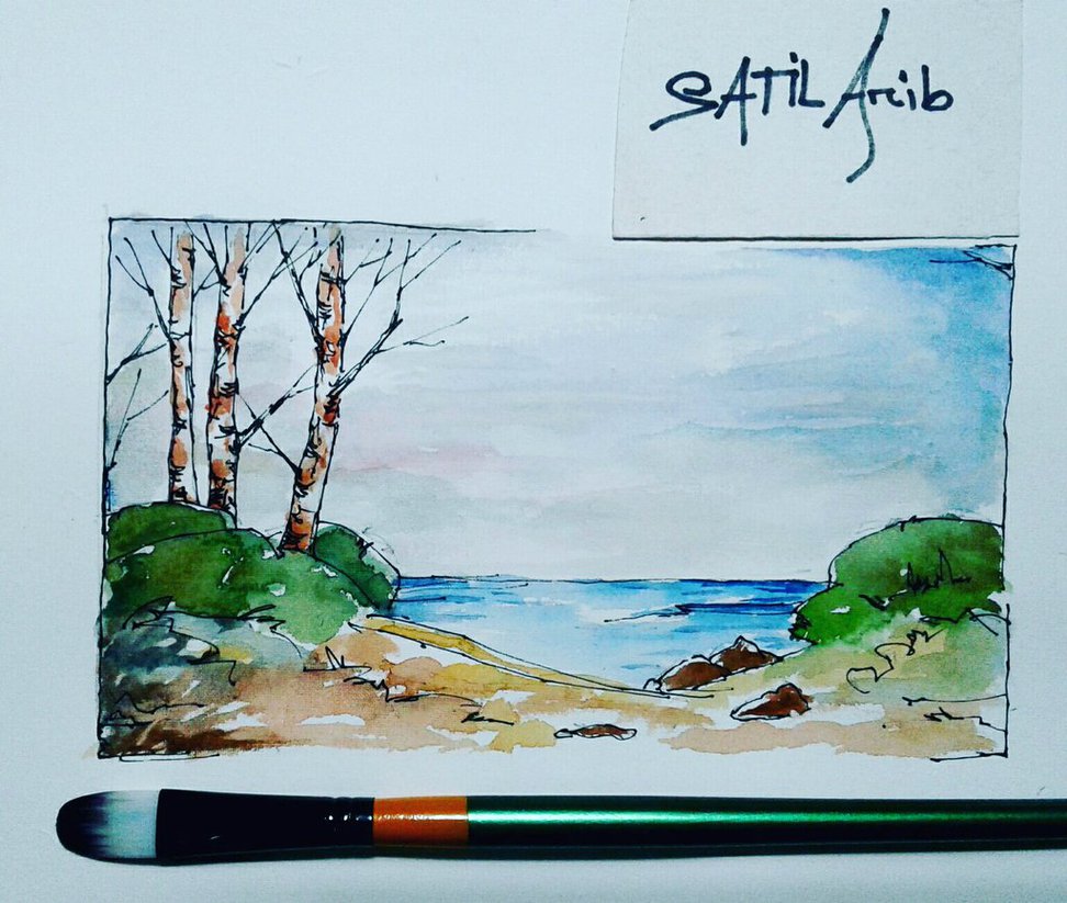 972x823 Journal Watercolor (Copy Work) 2 By Shatilaribart