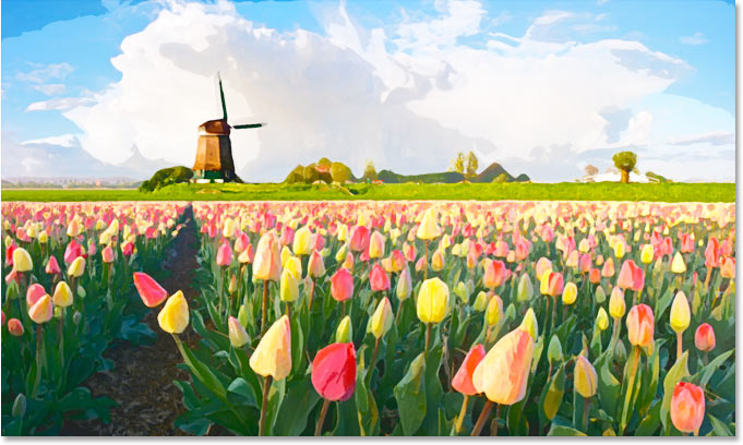 681x408 Photoshop Watercolor Painting Effect Tutorial