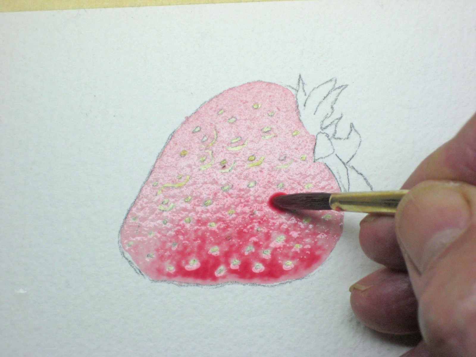 1600x1200 How To Paint Strawberries