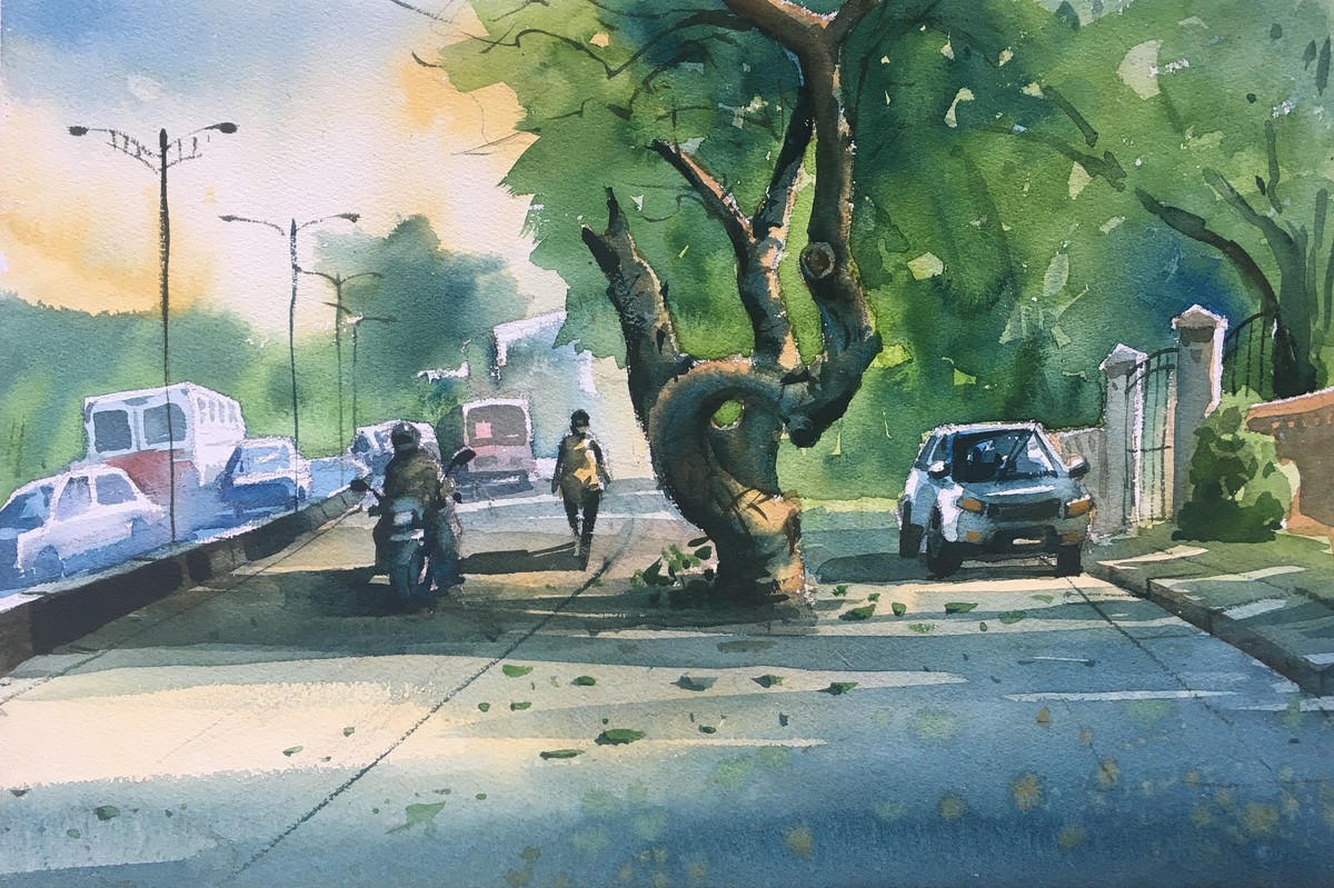 1200x799 Watercolor Painting