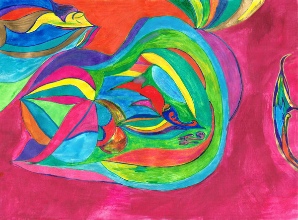 600x443 Spiritual Abstract Art Watercolor Prints