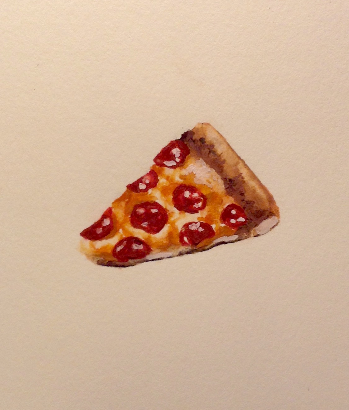 1124x1321 Watercolor Pizza
