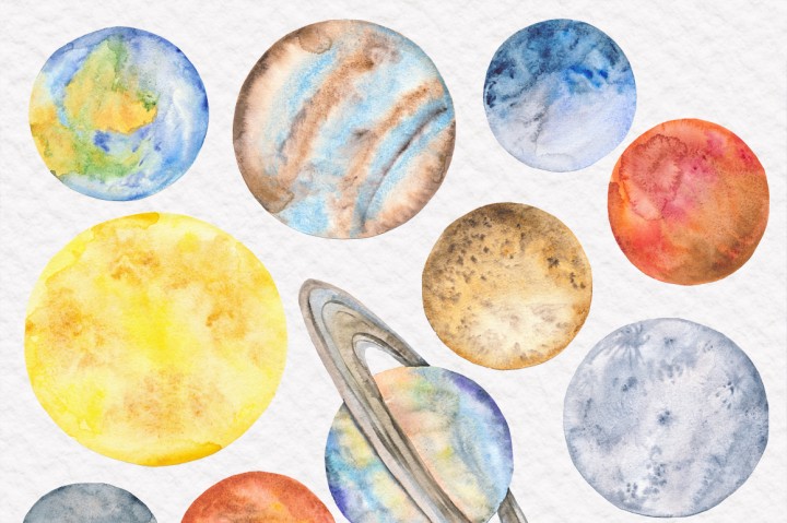 720x479 Space Toolkit Watercolor Planets By Tanya Kart